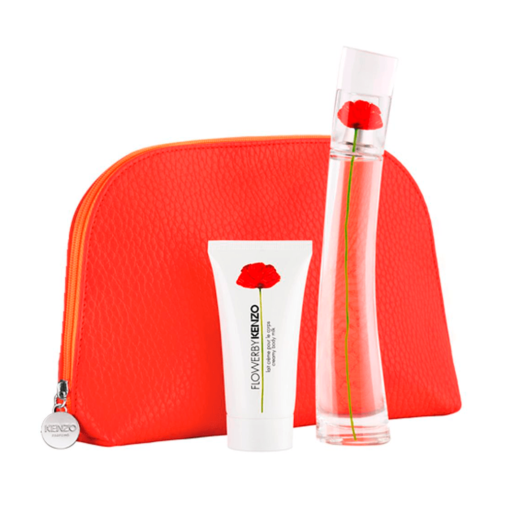 FLOWER BY KENZO COFFRET (EDP 30ML + NECESSAIRE + BODY LOTION 50ML) opaque