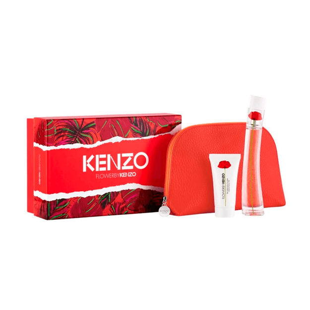 FLOWER BY KENZO COFFRET (EDP 30ML + NECESSAIRE + BODY LOTION 50ML) opaque