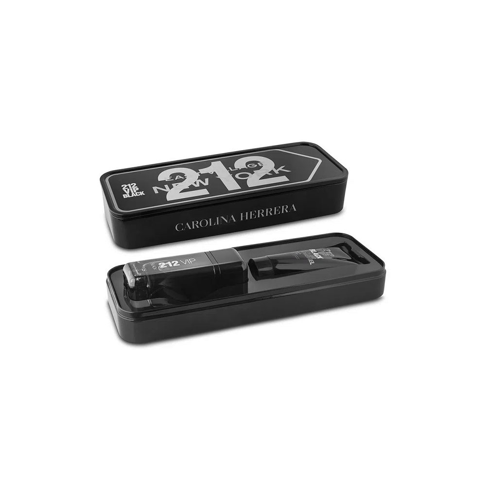 212 VIP MEN BLACK COFFRET (EDP 100ML + SHOWER GEL 100ML)