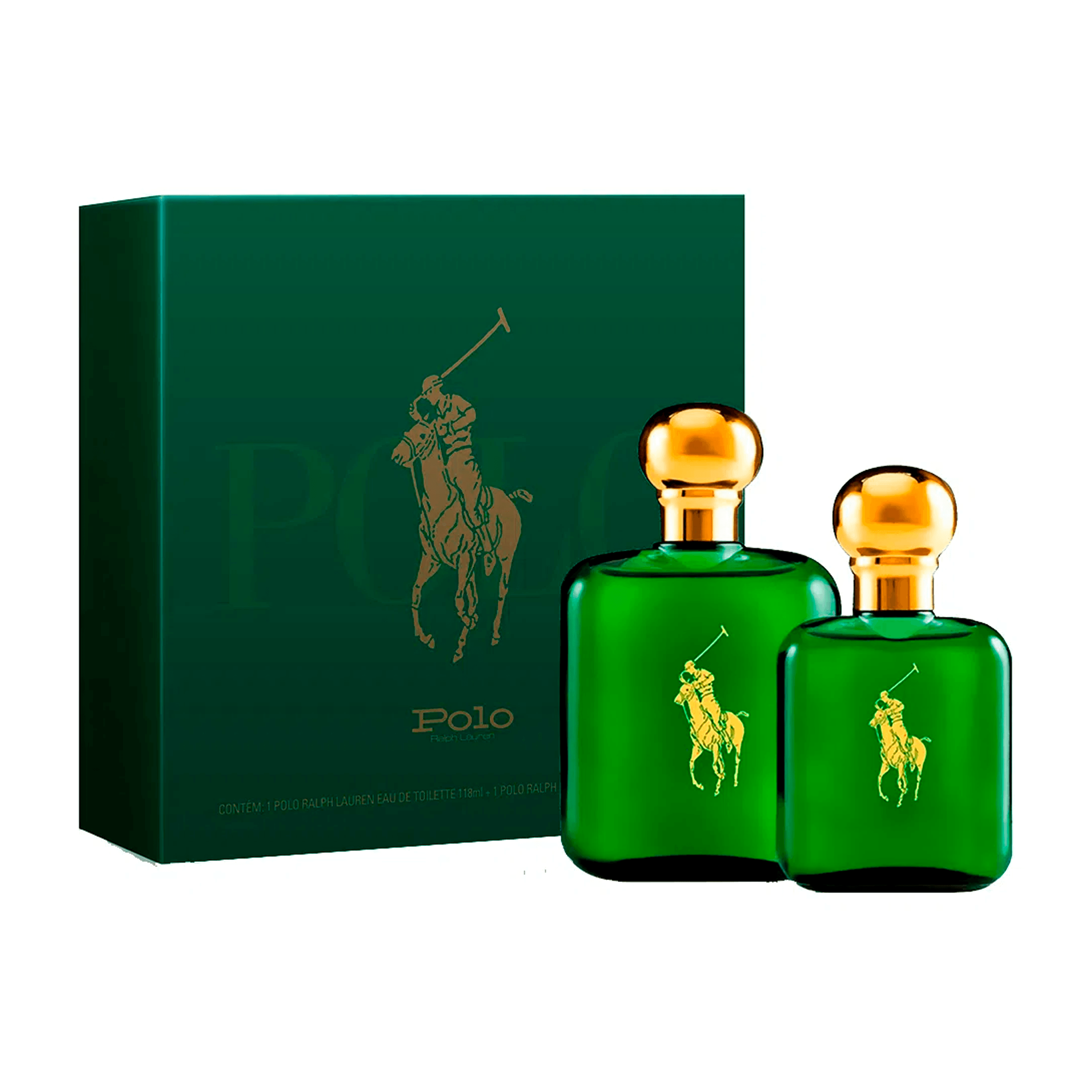 POLO GREEN COFFRET (EDT 118ML + EDT 30ML) - opaque