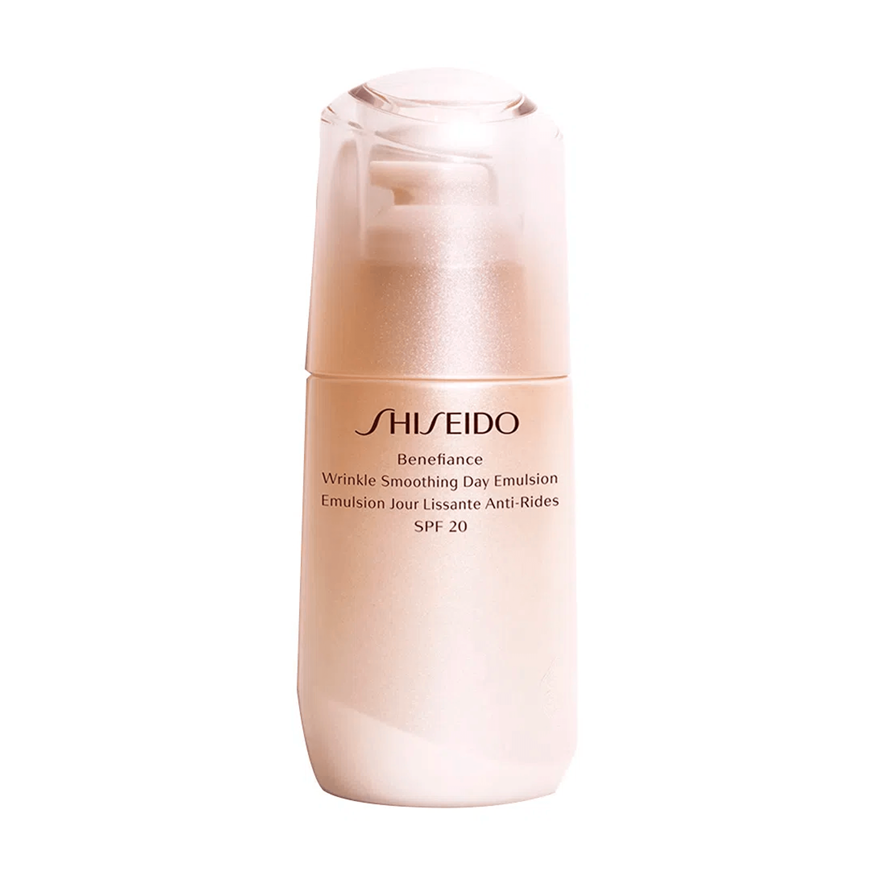 SHISEIDO BENEFIANCE WRINKLE SMOOTHING DAY EMULSION SPF20 - opaque