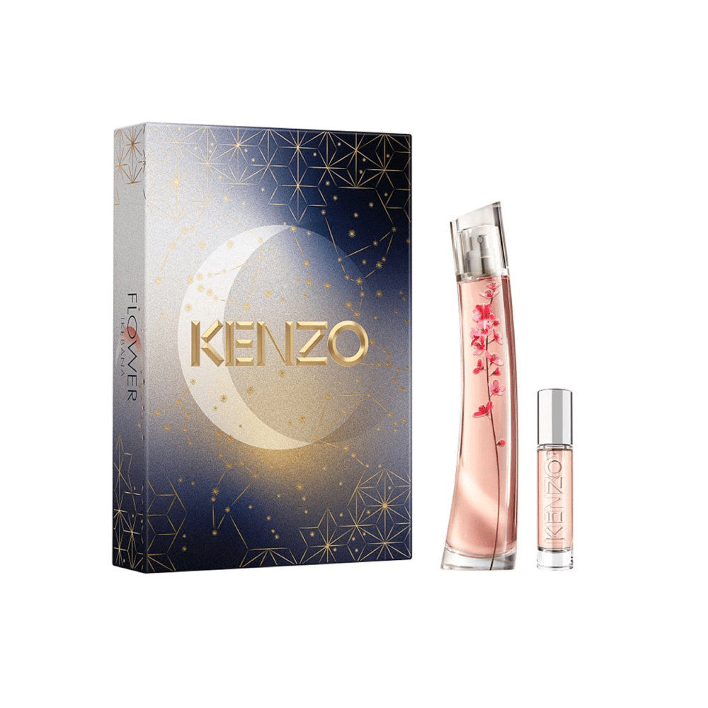 FLOWER BY KENZO IKEBANA COFFRET (EDP 75ML + TRAVEL SIZE 10ML) - opaque