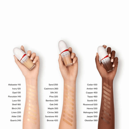 SHISEIDO REVITAL ESSENCE SKIN GLOW FOUNDATION SPF30 120 - opaque