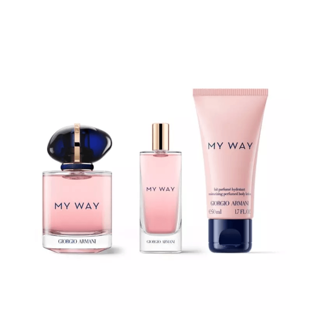 MY WAY COFFRET (EDP 90ML + TRAVEL SIZE 15ML +BODY LOTION 50ML