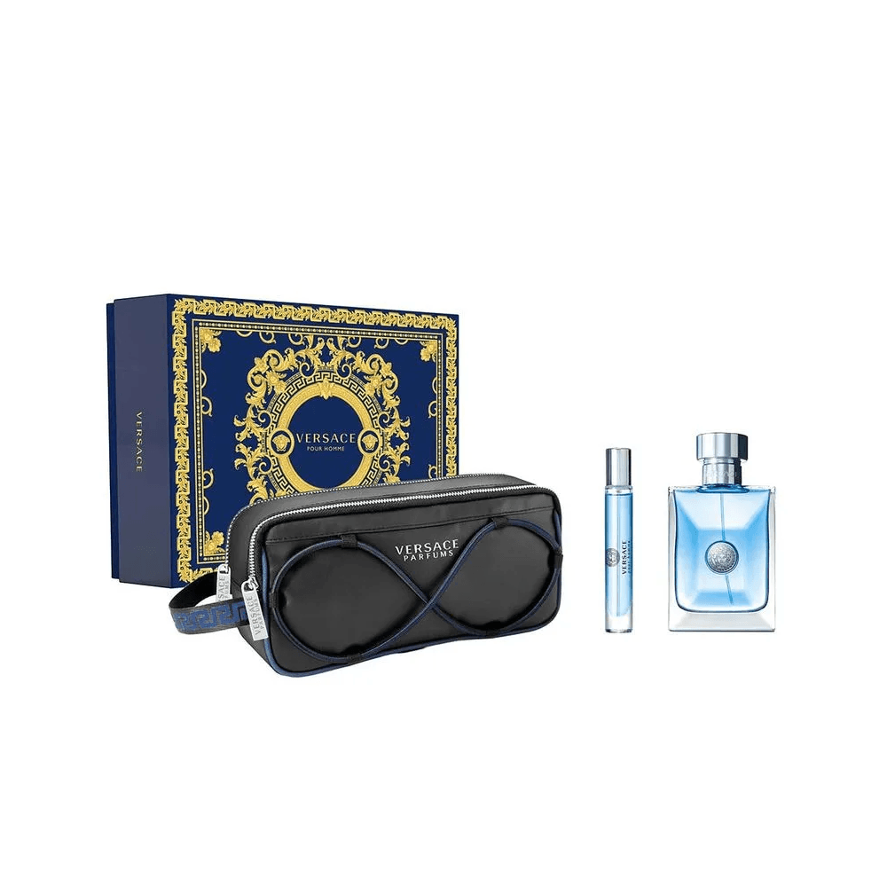 VERSACE POUR HOMME COFFRET (EDT 100ML + TRAVEL SIZE 10ML +