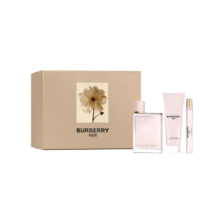 BURBERRY HER COFFRET (EDP 100ML + BODY LOTION 75ML + TRAVEZ SIZE