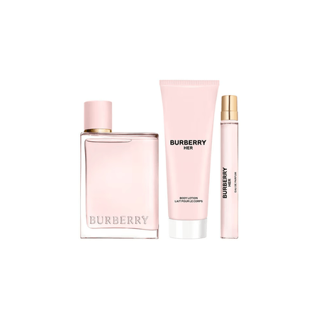 BURBERRY HER COFFRET (EDP 100ML + BODY LOTION 75ML + TRAVEZ SIZE