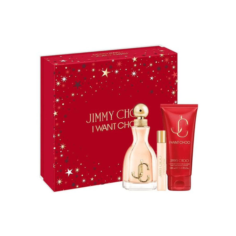 JIMMY CHOO I WANT CHOO COFFRET (EDP 100ML + TRAVEZ SIZE 7,5ML +