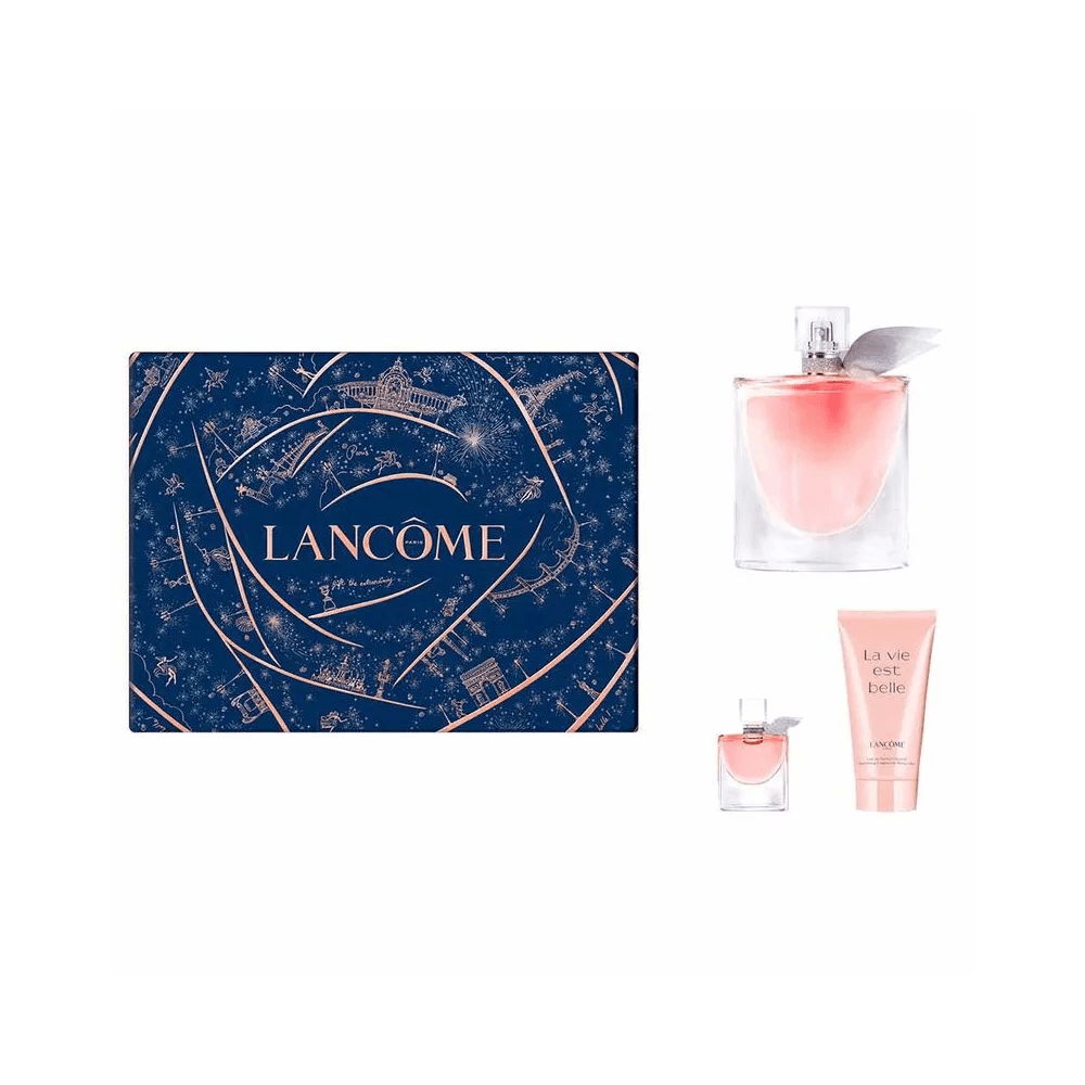 LA VIE EST BELLE COFFRET (EDP 100ML + BODY LOTION 50ML + MINI 4ML