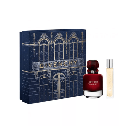 L INTERDIT ROUGE COFFRET (EDP 50ML + TRAVEL SIZE 12,5ML) - opaque