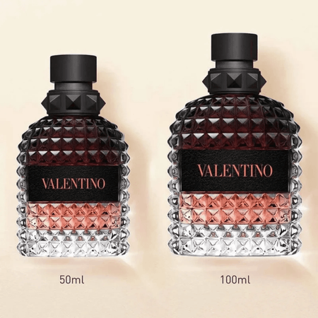 VALENTINO UOMO BORN IN ROMA CORAL EDT 050ML - opaque