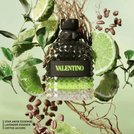 VALENTINO UOMO BORN IN ROMA GREEN EDT 050ML - opaque