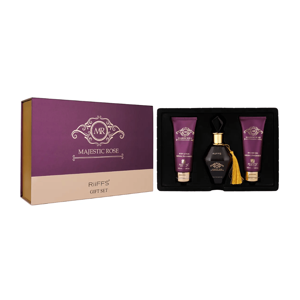 RIIFFS MAJESTIC ROSE COFFRET ( EDP 100ML + SHOWER GEL 100ML + BODY