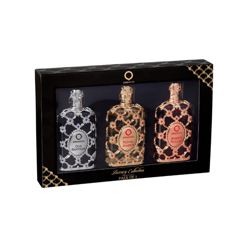 AMBER ROUGE COFFRET (EDP 30ML+ ROYAL AMBER EDP 30ML + OUD SAFRON EDP 30ML)