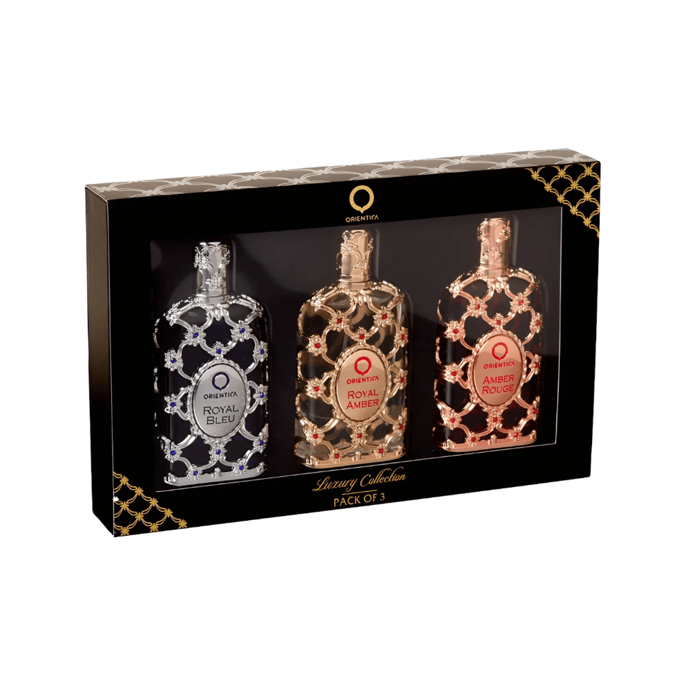 AMBER ROUGE COFFRET (EDP 30ML + ROYAL AMBER EDP 30ML + ROYAL BLEU 30ML)