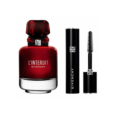 L'INTERDIT ROUGE COFFRET (EDP 50ML + MINI INTERDIT MASCARA) - opaque