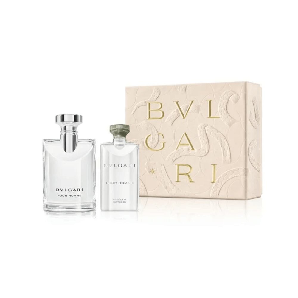 BVLGARI POUR HOMME COFFRET (EDT 100ML + SHOWER GEL 075ML) - opaque