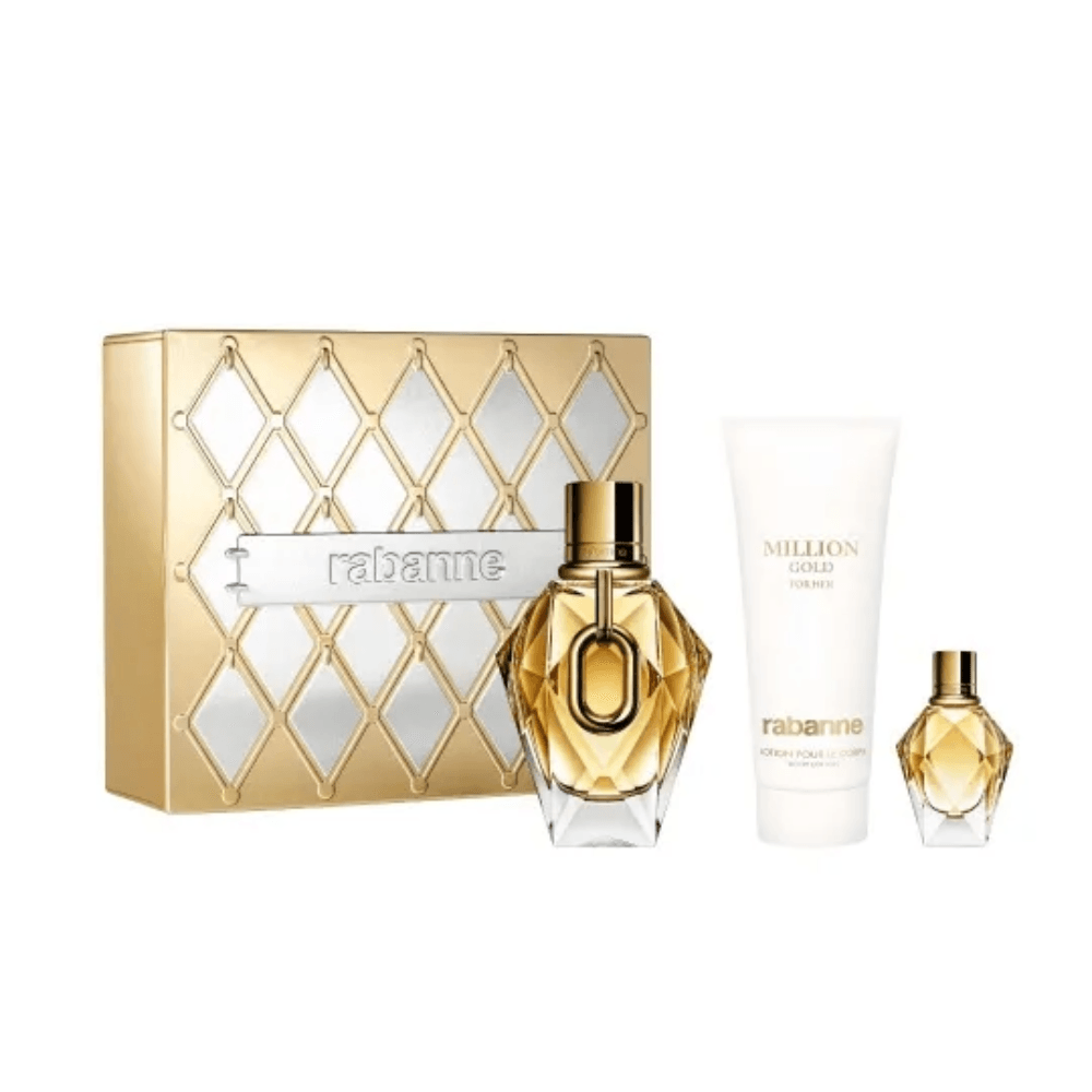 MILLION GOLD FOR HER COFFRET (EDP 090ML + BODY LOTION 100ML + MINI 05ML)
